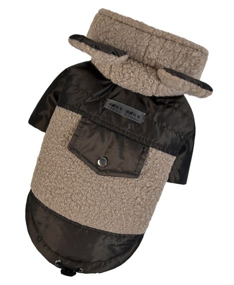 Куртка Teddy коричнева K-77 | Зображення 3