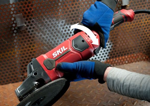 Болгарка (кутова шліфувальна машина) мережева 230мм 2200 Вт "VRS+" SKIL 9791 AB 11070500201 (AG1E9791AB) | Зображення 6