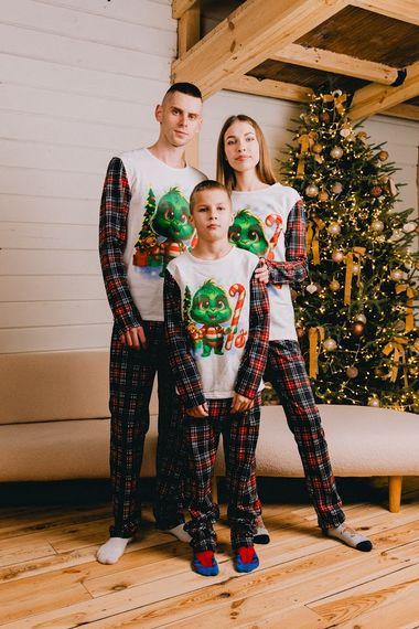 Піжама чоловіча "Family look" Носи своє 50 Чорний (p-12938-178540) | Зображення 9