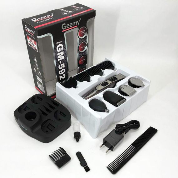 Набір для стрижки з зарядкою, Професійна машинка для стрижки волосся та бороди, Тример бездротовий YN-22 | Зображення 3