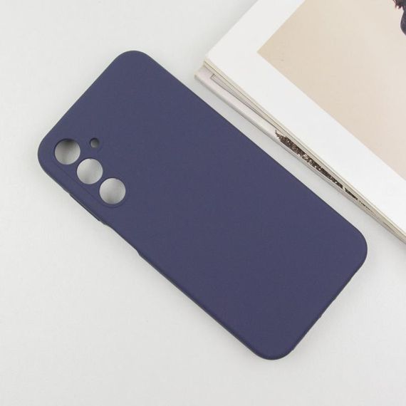 Чохол Silicone Cover Lakshmi Full Camera (AAA) для Samsung Galaxy A36 5G Темно-синій / Midnight blue | Зображення 5