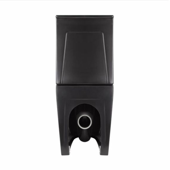 Унітаз підлоговий Qtap Robin Ultra Quiet безобідковий з сидінням Soft-close MATT BLACK QT13226083AMB | Зображення 6