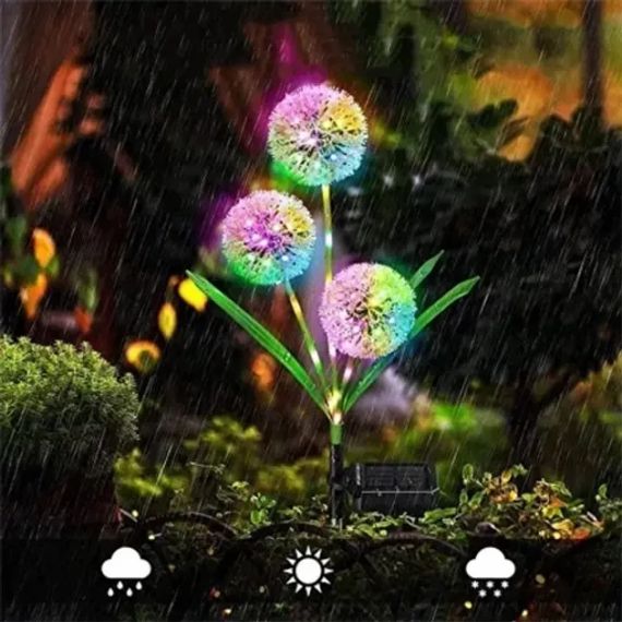 Вуличний ліхтар на сонячній батареї, водонепроникний кульбаба | Зображення 2