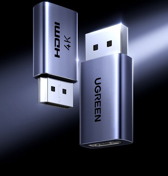 Переходник DisplayPort (DP) - HDMI 4K подключение к ТВ вывод изображения с MAC ноутбука | Зображення 1