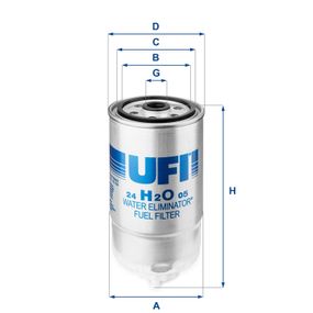 Фильтр топливный UFI 24.H2O.05