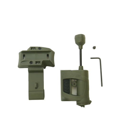 Тактичний ліхтарик на шолом з кріпленням MPLS CHARGE CR123A Хакі | Зображення 1