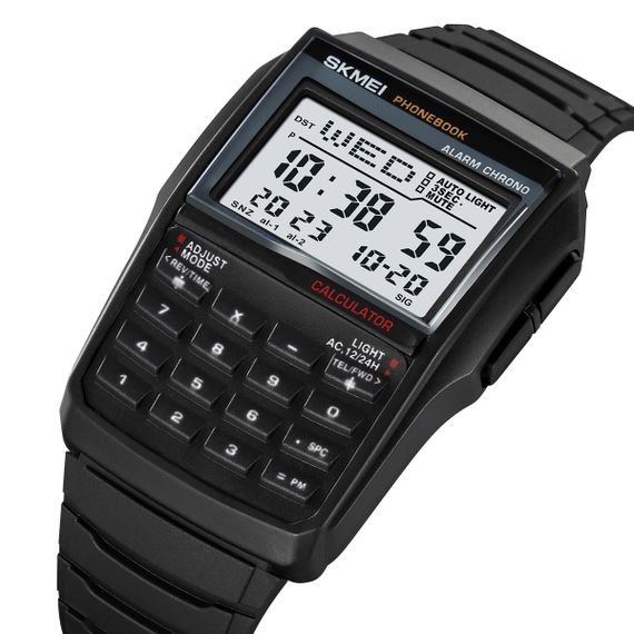Чоловічий годинник Skmei 2255BK Black | Зображення 1
