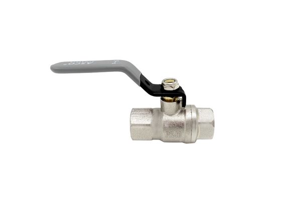 Кран кульовий Nickel MAX PN40 1/2" ВВ сіра ручка ASCO 1/20 | Зображення 2