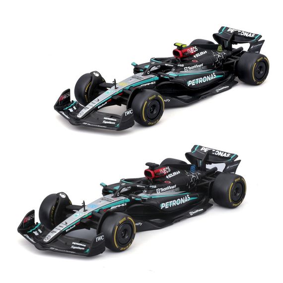 Коллекционная автомодель Mercedes-AMG F1 W15 Performance (2024) Bburago 18-38208, 1:43 масштаб | Зображення 6