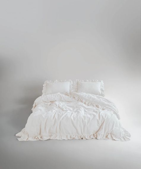 Постільна білизна Limasso Stonewashed Exclusive Ranforce 160 х 220 см семейный Snow White