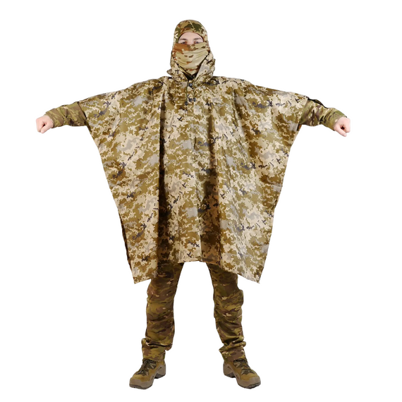 Пончо-дощовик в кольорі піксель | Зображення 6