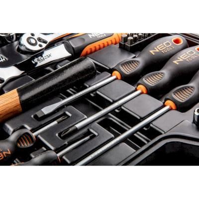 Набор инструментов Neo Tools 100 ед., 1/4 ", 1/2", CrV, кейс (08-920) - Топ Продаж! | Зображення 3