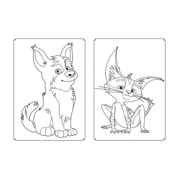 Раскраска Магия цвета. Вселенная Мавки Ранок 1807001 с наклейками | Зображення 3