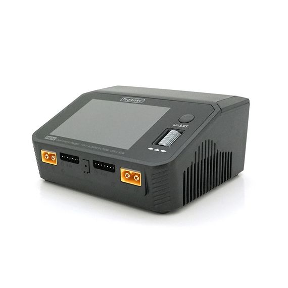 Зарядний пристрій ToolkitRC M6DAC два канала по 350Вт, тип АКБ LiPo, LiHv, Li-ion, NiMh, LiFe, Pb, USB iнтерфейс, XT60, вхiд | Зображення 2