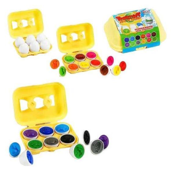 Сортер 3D Яєчний лоток 6шт 4FUN Game Club Транспорт