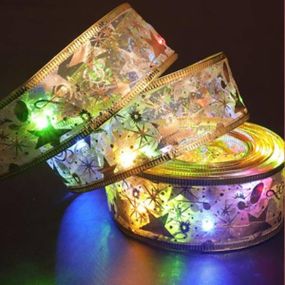 Гірлянда широка у вигляді стрічки 100Led 10м Christmas Decoration