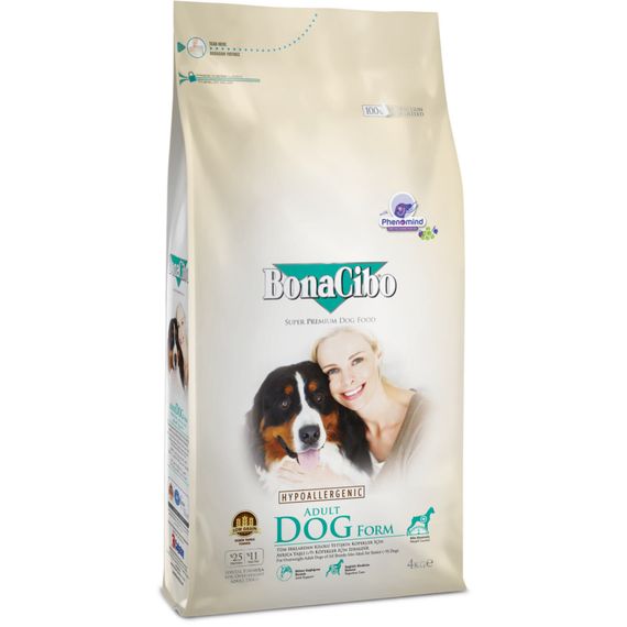 Корм BonaCibo Dog Adult Form сухий з куркою для літніх собак 4 кг