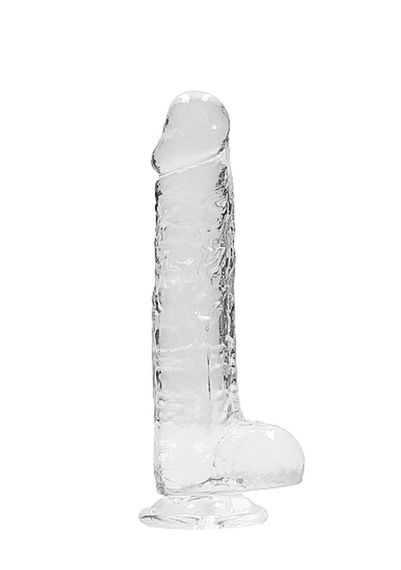 Фалоімітатор - Realrock Dildo 8" Transparent Sex Aura | Зображення 2