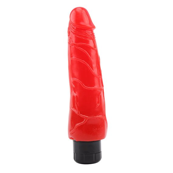 Вібратор реалістичний на батарейках Chisa Hotstorm Devilish X2, червоний Sex Aura | Зображення 2