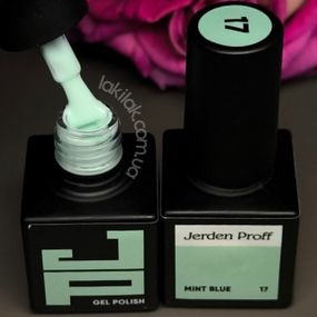 Гель-лак Jerden Proff №17 (м'ятно-блакитний) 5 мл