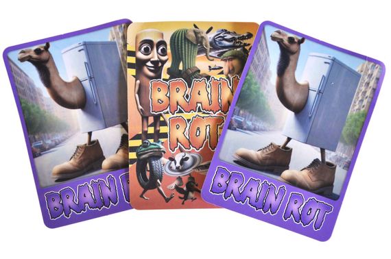 Колекційна фігурка-сюрприз Брейнрот BrainRot Тварини Tik Tok мем, пакет 15.5*7 см | Зображення 1