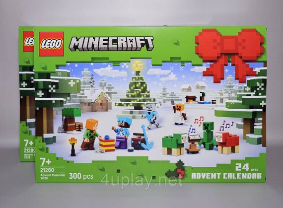 Новогодний адвент календарь ЛЕГО Майнкрафт 2025 Оригинал LEGO Minecraft Advent Calendar 2025 | Зображення 2