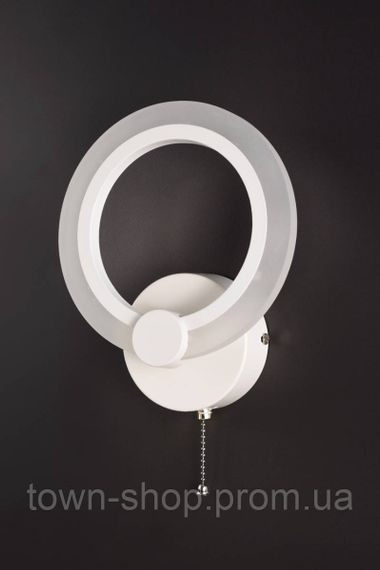 Бра настенное LED 2374/1S-wh Белый 27х18х8 см.