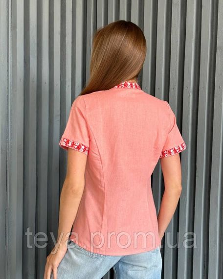 Рубашка цвет розовый размеры S, L, XXL, M, XL FI_008417 | Зображення 2