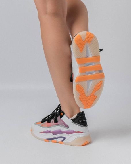 Кросівки Niteball 2 White Black Pink W / нітебал  , В'єтнам 39 25 см | Зображення 4