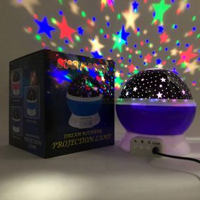Лазерный проектор с пультом ду, Ночник проектор звездного неба USB настоящего звездного неба LS-91