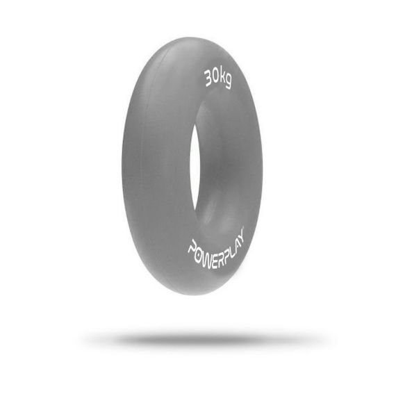 Еспандер кистьовий силіконовий Паверплей PP-4324 Hand Grip Ring X-Hard 30 кг. Сірий | Зображення 1