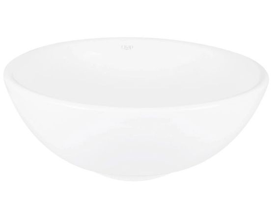 Комплект Qtap Owl: Раковина накладна кругла 400х400х155 мм White + Донний клапан PU02 (QT1911K53WN47319) | Зображення 4