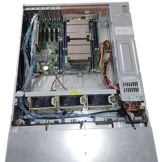 Сервер Supermicro 2U 8LFF / 2x Intel Xeon E5-2640 v2 (8 (16) ядер по 2.0 - 2.5 GHz) / 128 GB DDR3 / 2x 900 GB SAS / Matrox G200eW Graphics / 2x 800W б/у | Зображення 5