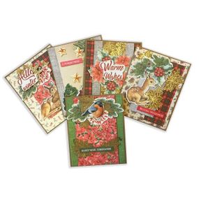 Набор для создания поздравительных открыток "Our warm Christmas" FDGCK-019
