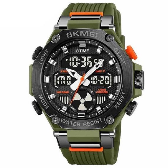 Годинник наручний чоловічий Skmei 2223AG зелений