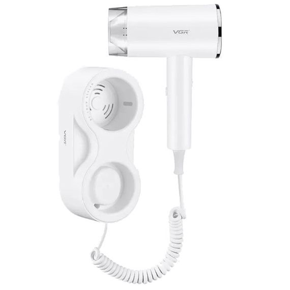 Фен настенный VGR V-407. BI-527 Цвет: белый