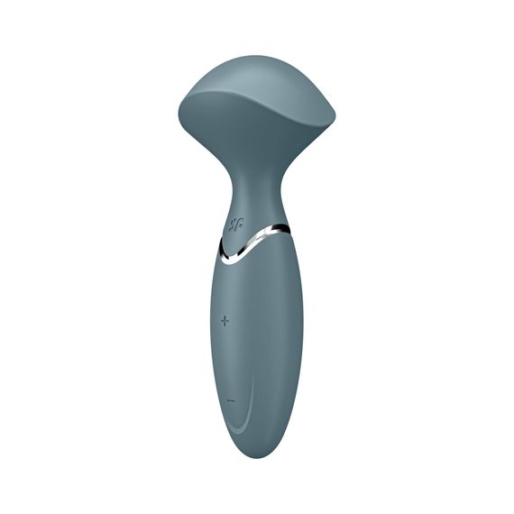 Вібромасажер Satisfyer Mini Wand-er Grey | Зображення 1
