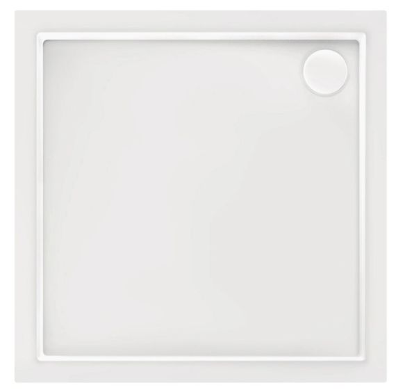 Набір Qtap Душова кабіна Taurus CRM1011SC6, квадратна, скло прозоре 6 мм + Душовий піддон Tern 301112 | Зображення 3