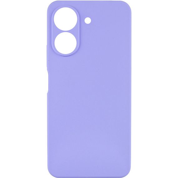 Чохол TPU GETMAN Liquid Silk Full Camera для Xiaomi Redmi 13C / Poco C65 Бузковий / Dasheen