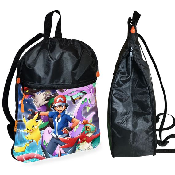 Школьный рюкзак детский Покемон Пикачу + Сумка для обуви спортивной формы рюкзак-мешок  для мальчика (01796) | Зображення 1