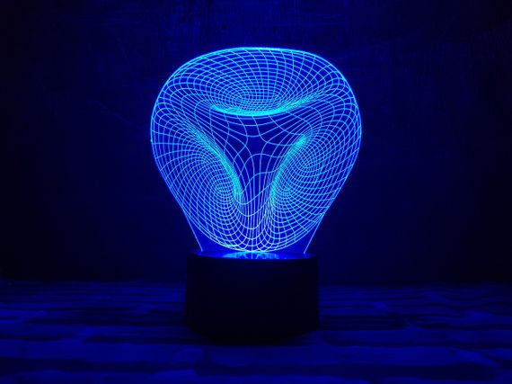 Змінна пластина для 3D світильників "Ілюзія" 3DTOYSLAMP | Зображення 1