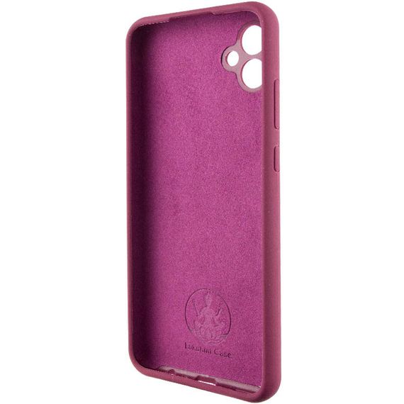 Чохол Silicone Cover Lakshmi Full Camera (AAA) для Samsung Galaxy A06 Бордовий / Plum | Зображення 3