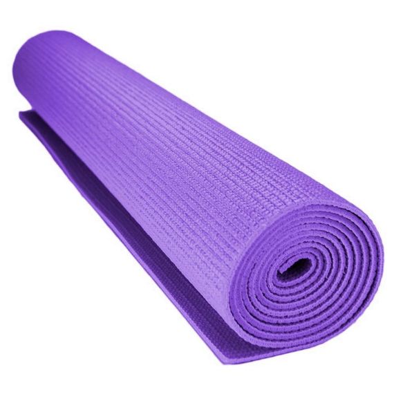 Килимок для йоги та фітнесу Power System PS-4014 PVC Fitness-Yoga Mat Purple (173x61x0.6) | Зображення 5