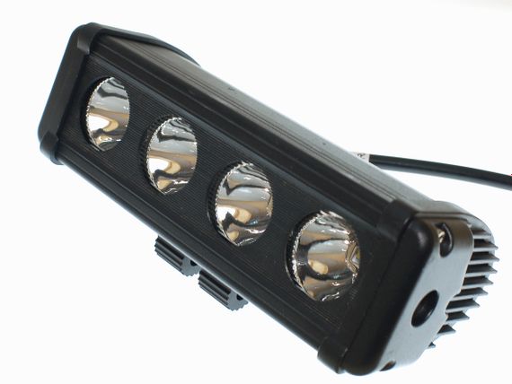 Светодиодная фара AllLight D-40W 4chip CREE spot 9-30V нижний крепеж | Зображення 3