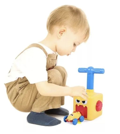 Аэромобиль машинка с шариком, Aerodynamics Reaction FORCE Principle | Зображення 1