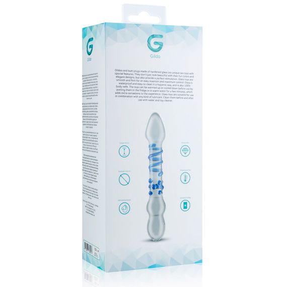 Стеклянный дилдо Gildo Glass Dildo No. 21 | Зображення 5