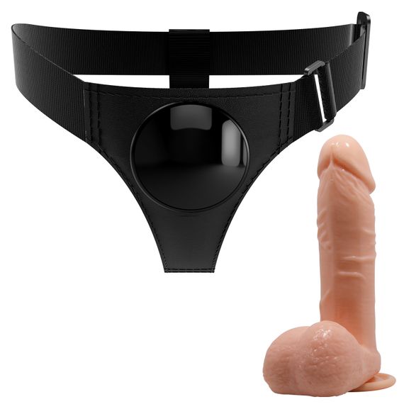 Страпон - Pretty Love Harness Briefs Tom 7.4" | Зображення 5