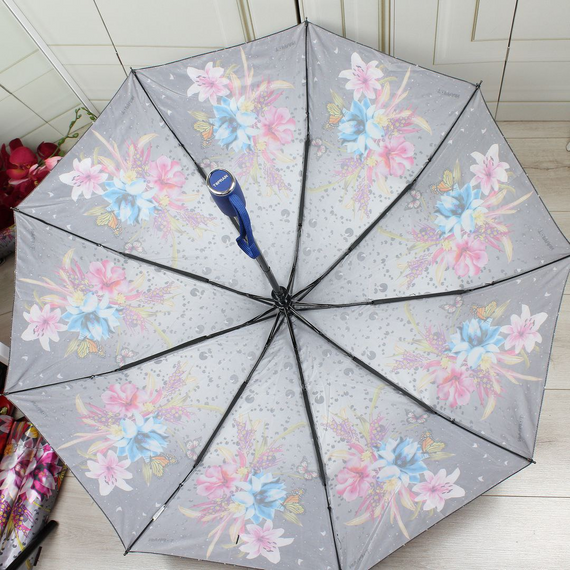 Парасолька жіноча напівавтомат Парасолька антивітер | Зображення 1