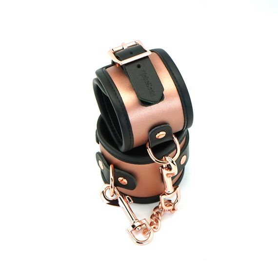 Наручники Liebe Seele Rose Gold Memory Wrist Cuff, натуральна шкіра, золото рожеве | Зображення 1