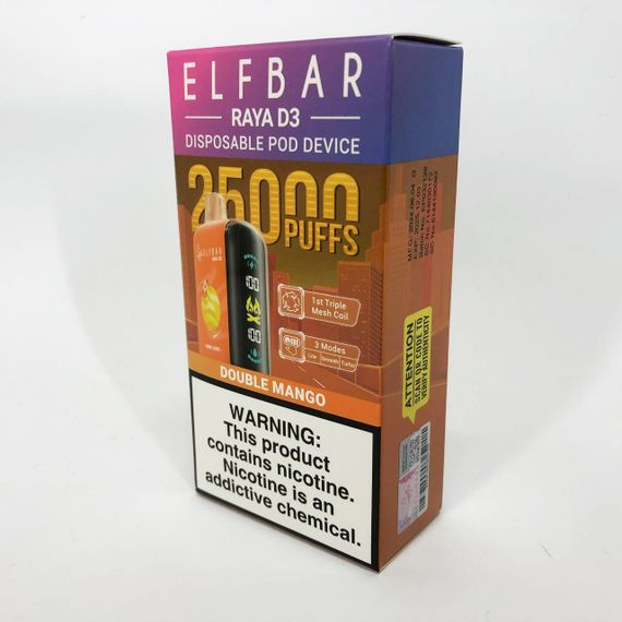 Elf Bar Raya D3 25000 смак Манго (Double Mango) | Зображення 2